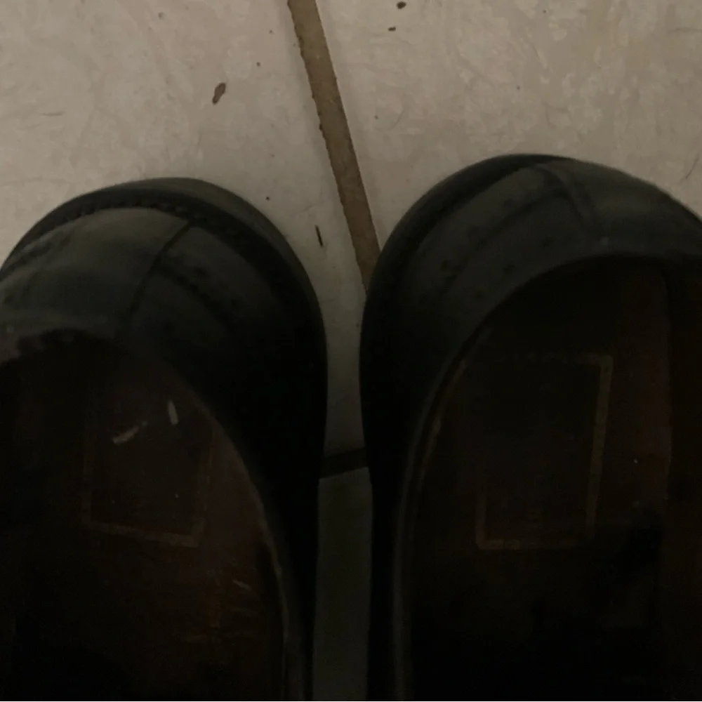 Stewart McGuire Black Leather Men's Dress Shoes - Picture 6 of 12